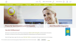 Desktop Screenshot of osteopathie.qimoto.de