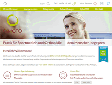 Tablet Screenshot of osteopathie.qimoto.de